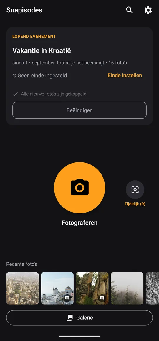 Eén keer zeggen, foto’s ordenen zichzelf